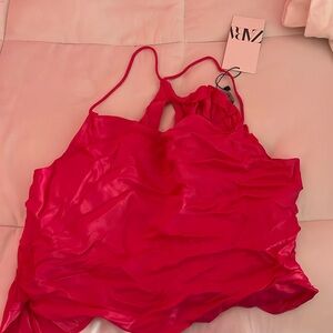 Zara pink top